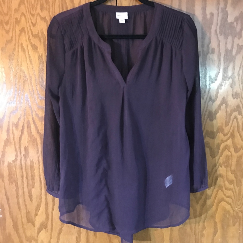 Merona Plum Blouse